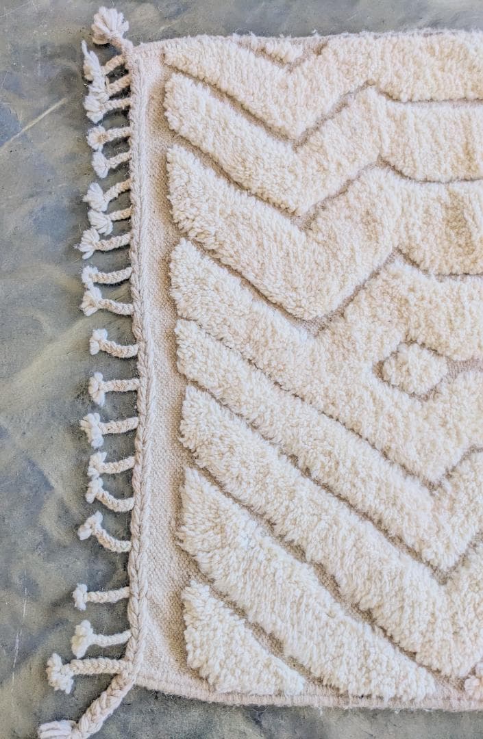 【ゲリラセール】モロッコベニワレンラグ-No.19(102×152cm)