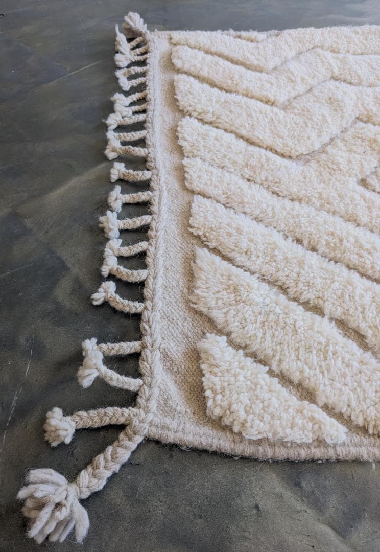 【ゲリラセール】モロッコベニワレンラグ-No.19(102×152cm)