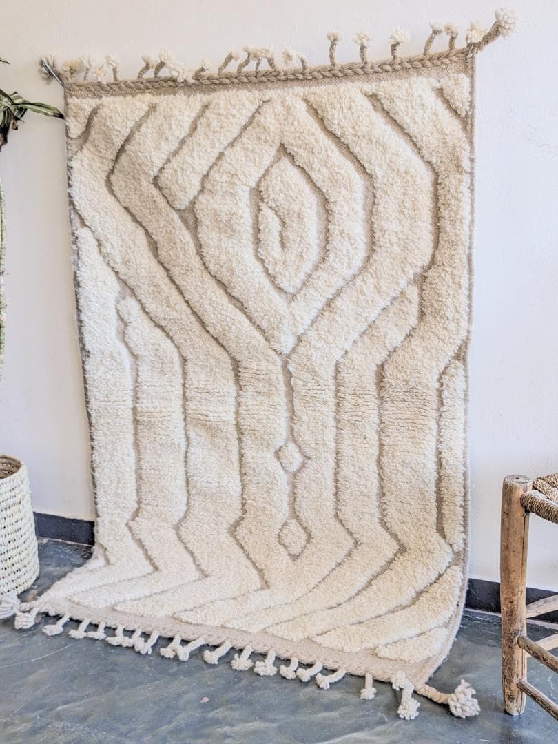 【ゲリラセール】モロッコベニワレンラグ-No.19(102×152cm)