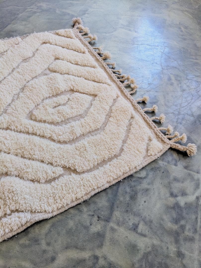 【ゲリラセール】モロッコベニワレンラグ-No.19(102×152cm)