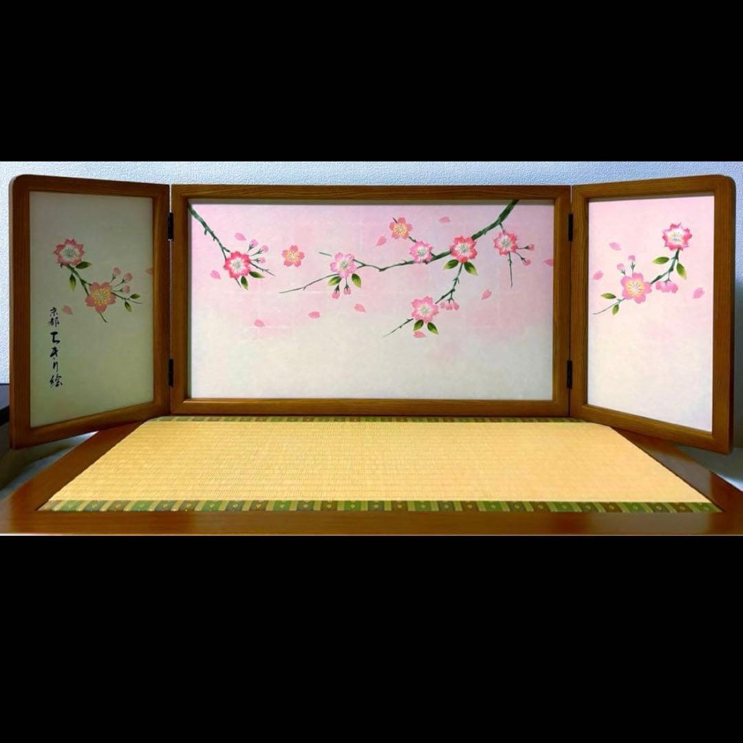 雛人形セット ひな祭り用 親王飾り 西陣織 特選