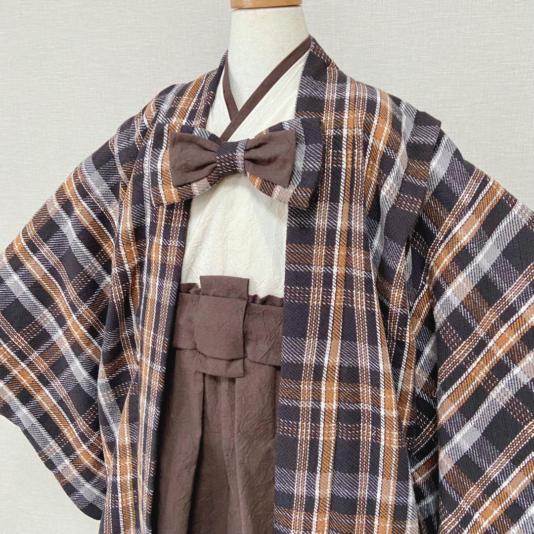 《再販》七五三 羽織袴セット 男の子 5歳　ショコラ　ハンドメイド