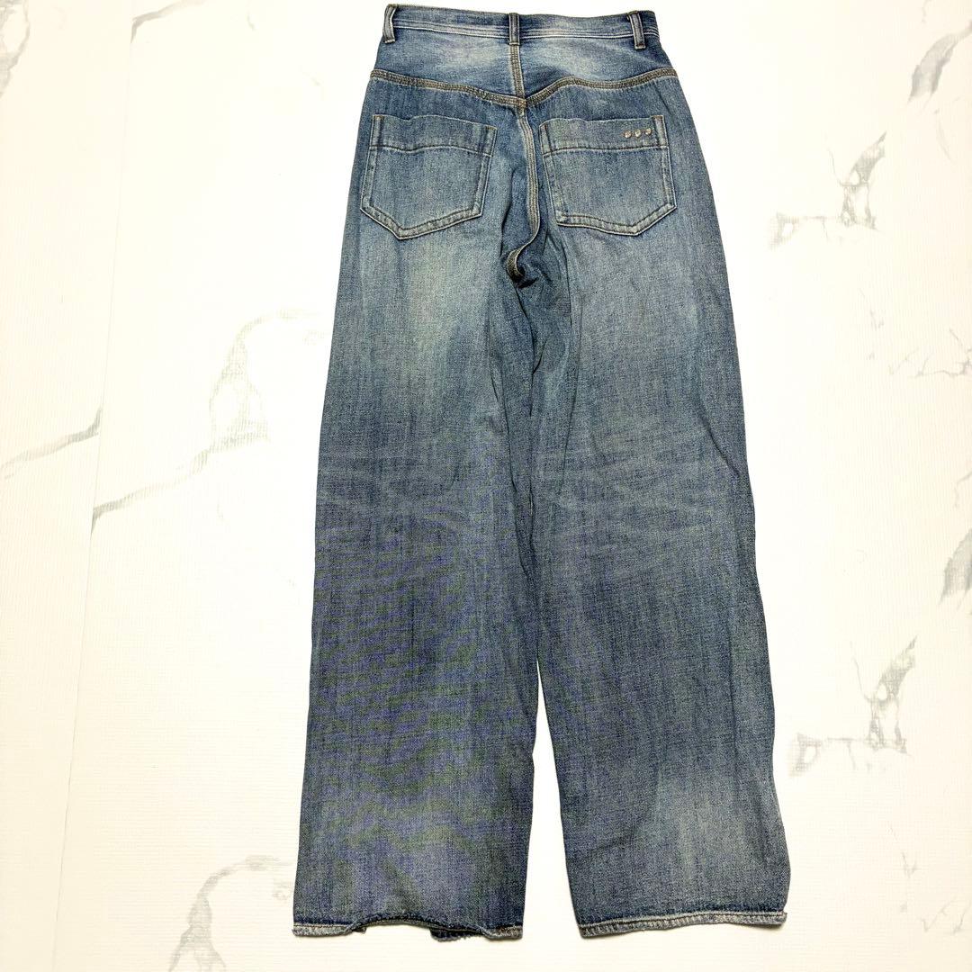 DUUBLE STANDARD CLOTHING スリットヘムバギーパンツ 36