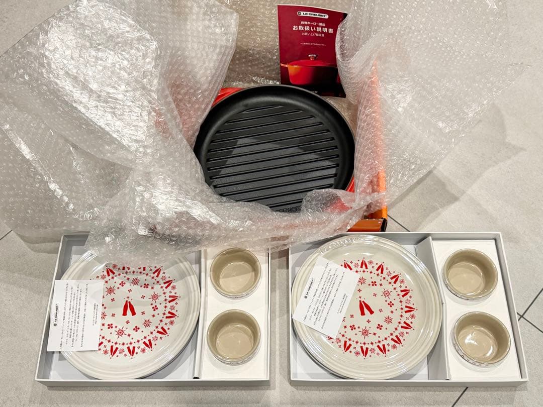 非売品 ル・クルーゼ《ラウンドグリル／プチラムカン等》コカ・コーラ９点セット