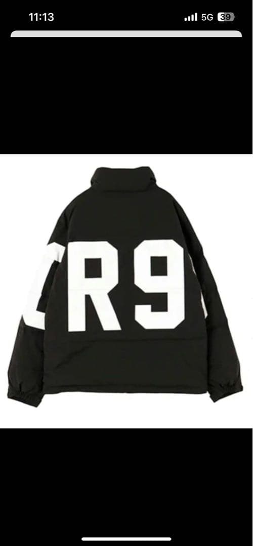 mirror9 アイコンダウン　ブラックM新品　icon