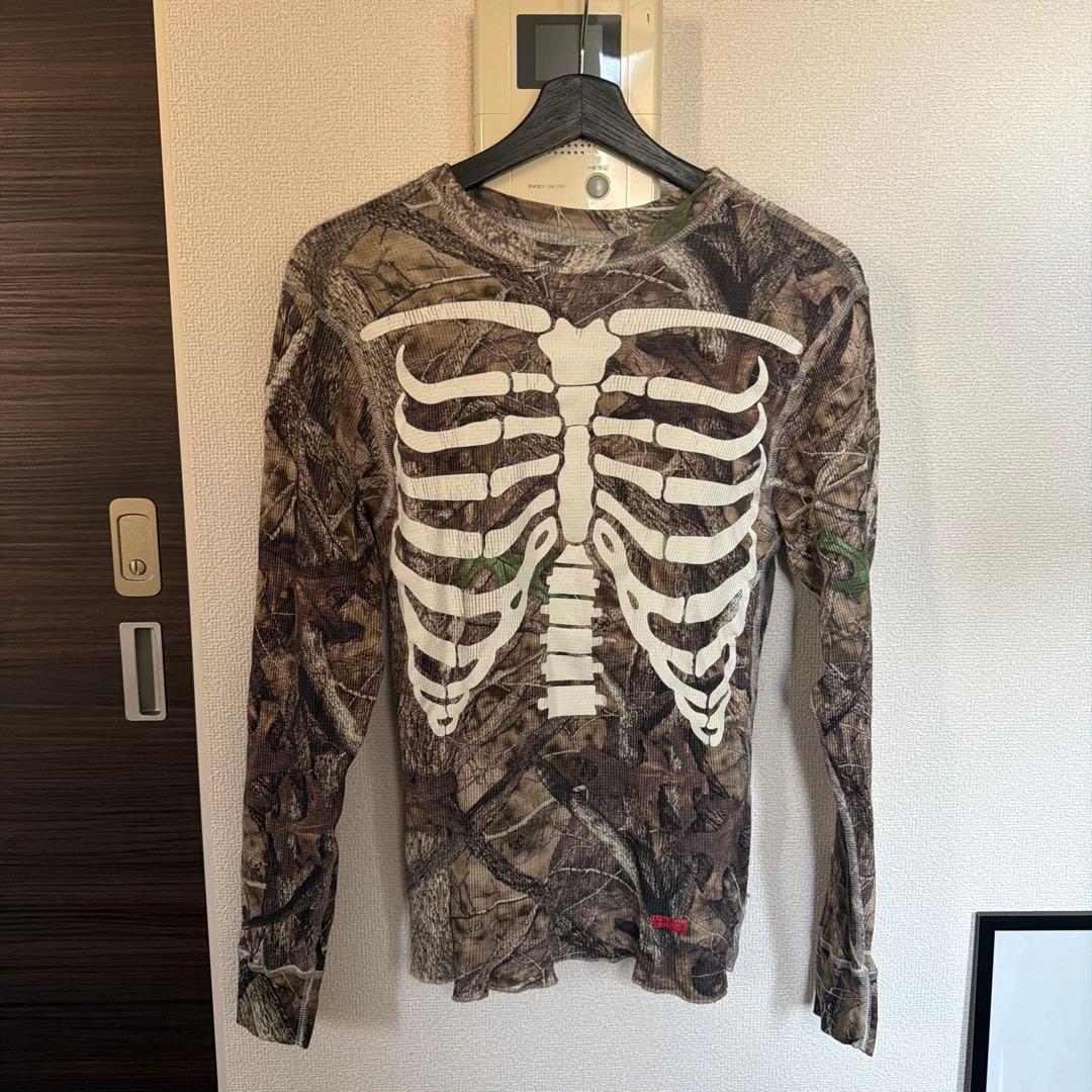 Supreme Hanes Bones Thermal 骨　サーマル　ツリーカモ