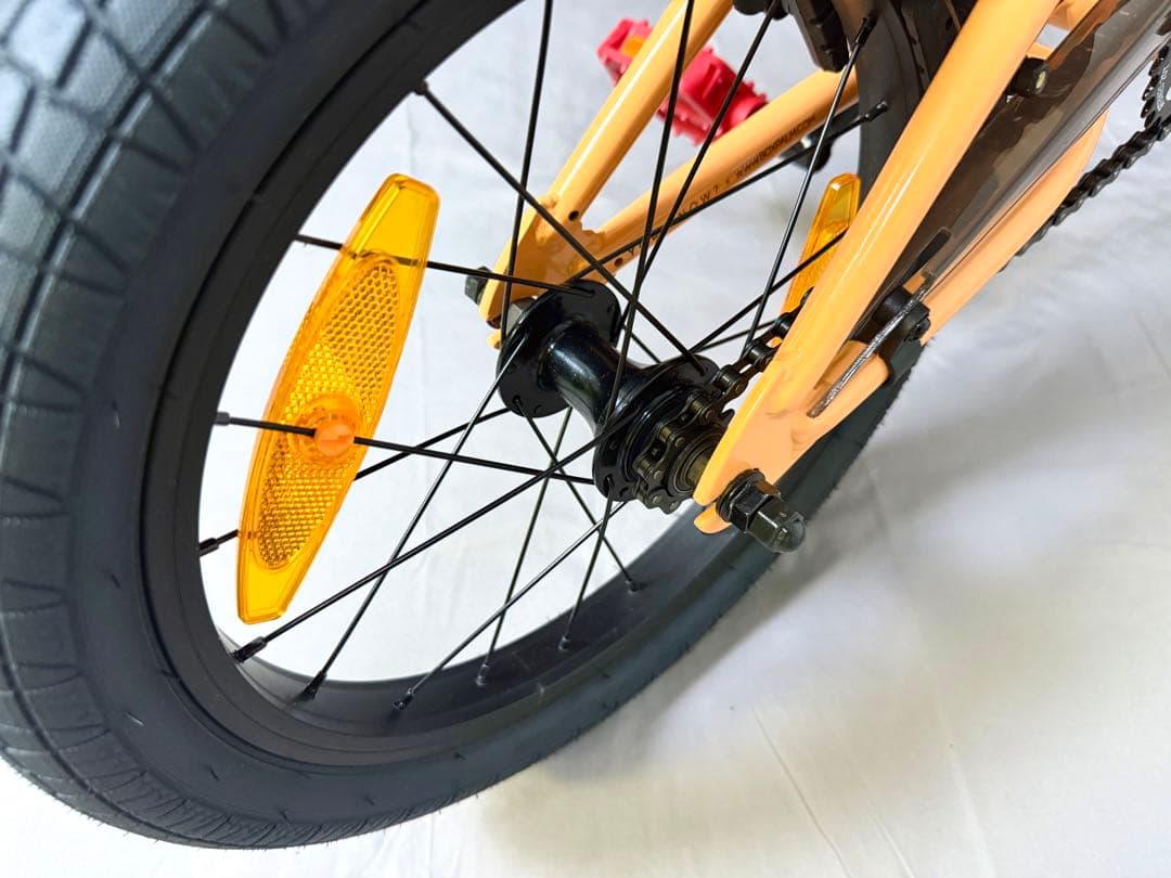 【GT BIKE】未使用品 16インチ キッズBMX 自転車 オレンジ 台湾製