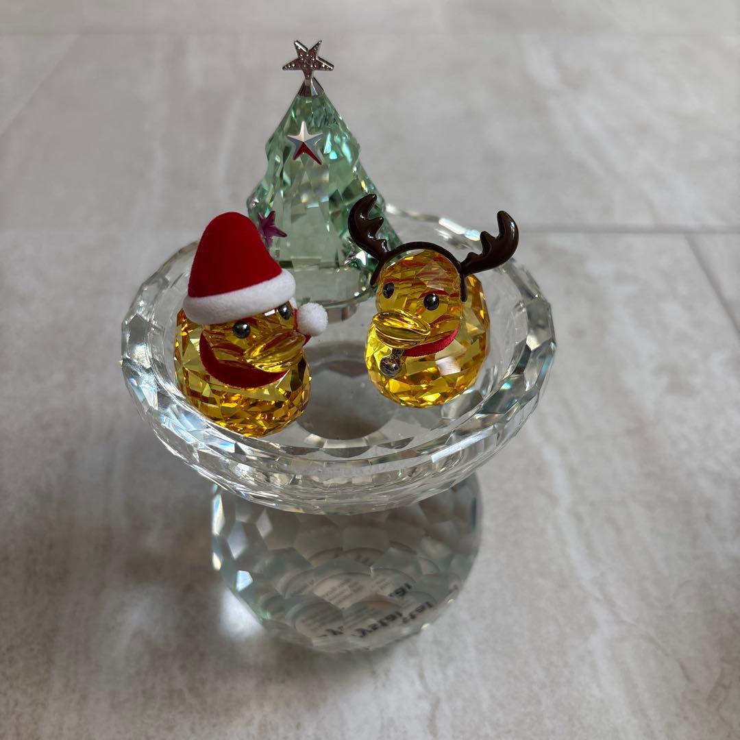 クリスタルガラス キャンドルホルダー