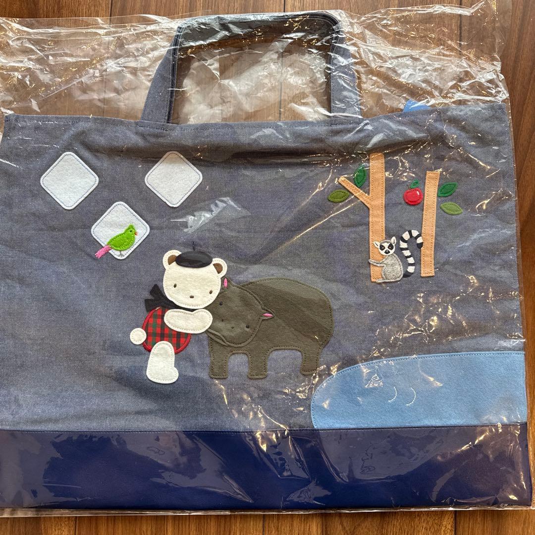 専用　familiar ×ニフレル　コラボ　デニムバック未使用品