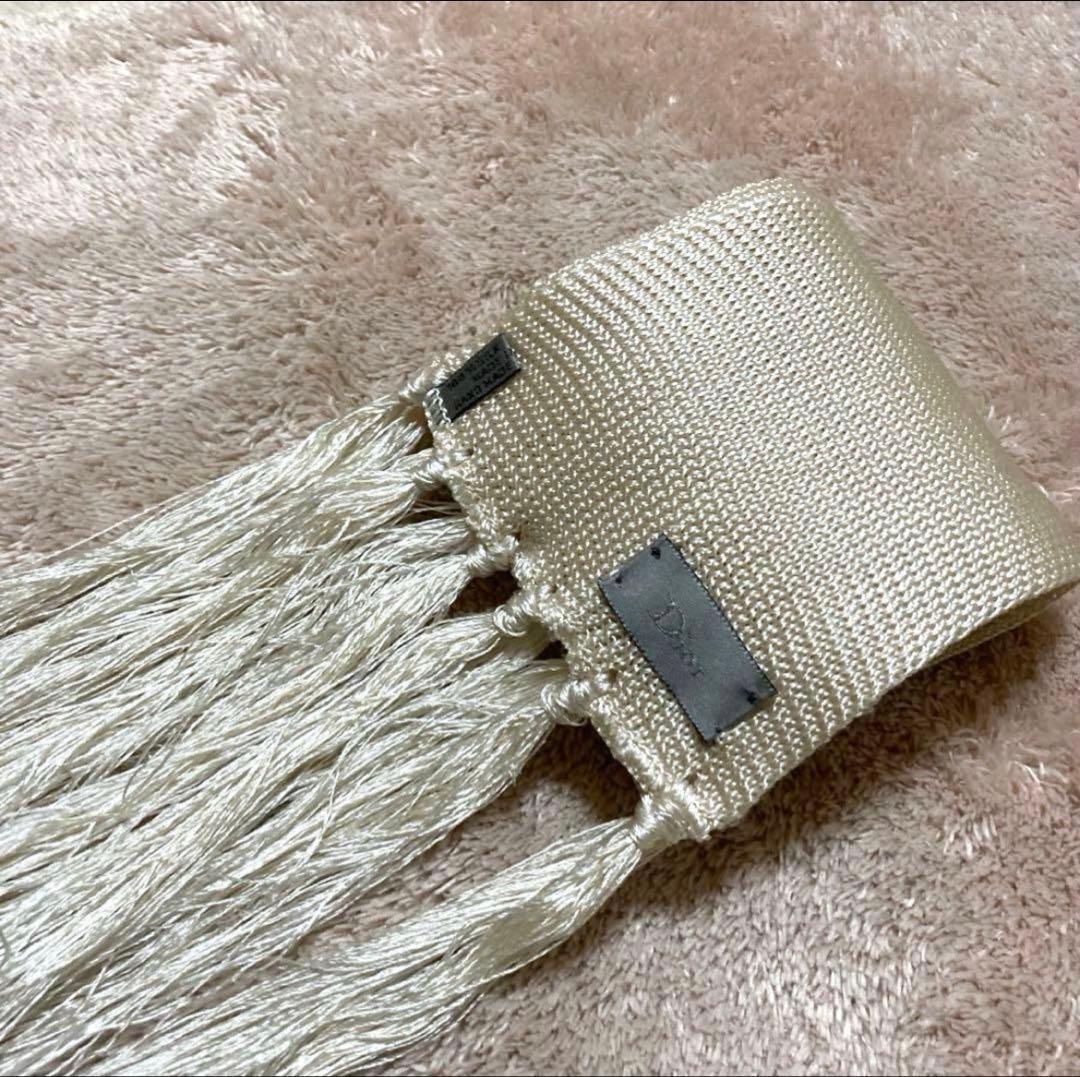 クリスチャンディオール　シルクマフラー