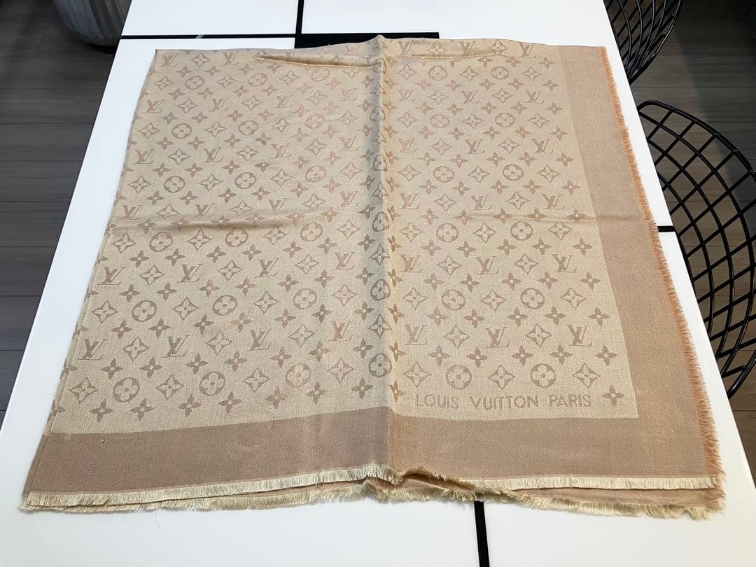 ★最終価格★【希少色極美品】ルイヴィトン　ショール　ストール　モノグラムシャイン