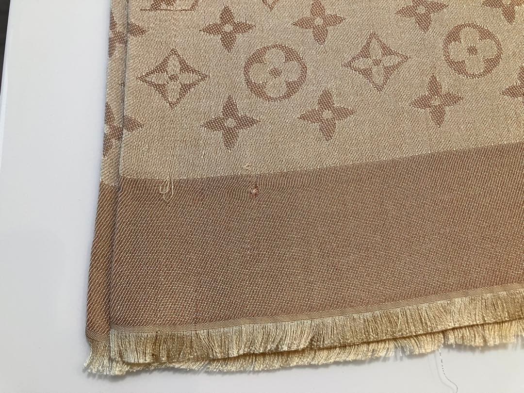 ★最終価格★【希少色極美品】ルイヴィトン　ショール　ストール　モノグラムシャイン