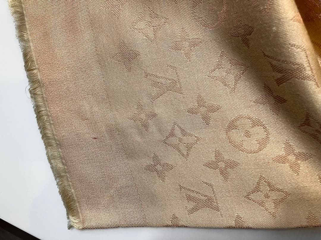 ★最終価格★【希少色極美品】ルイヴィトン　ショール　ストール　モノグラムシャイン