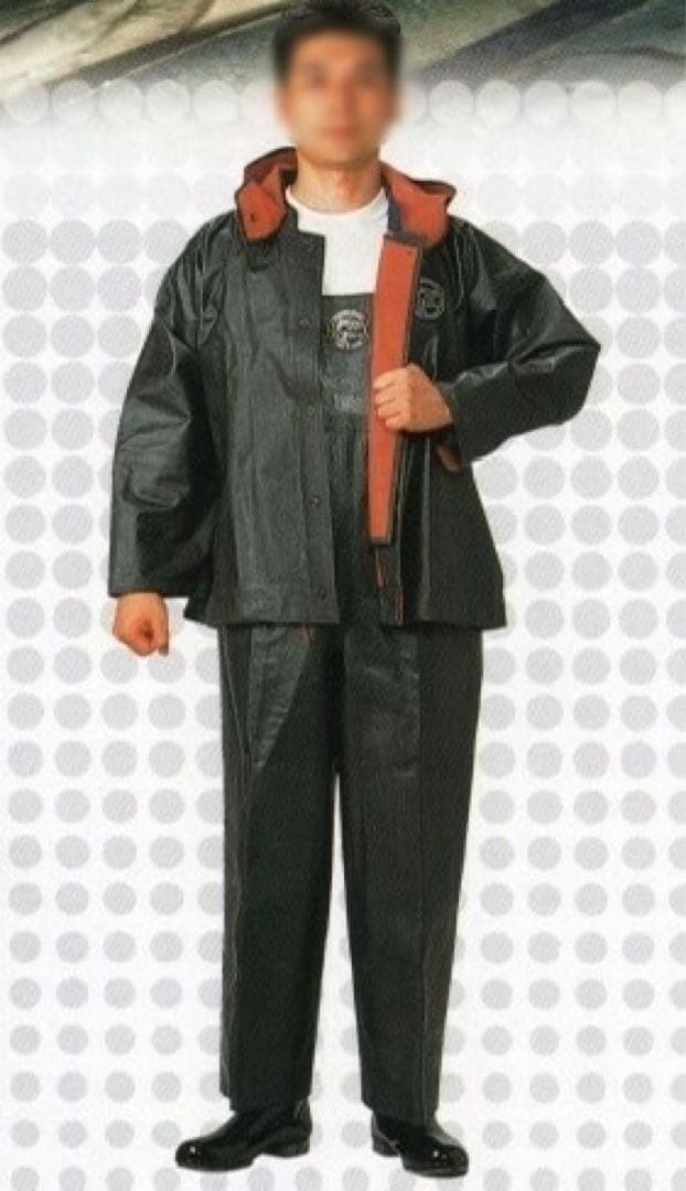 三馬 ミツウマ 胸付ズボン サロペット 総ゴム ゴム合羽 特号