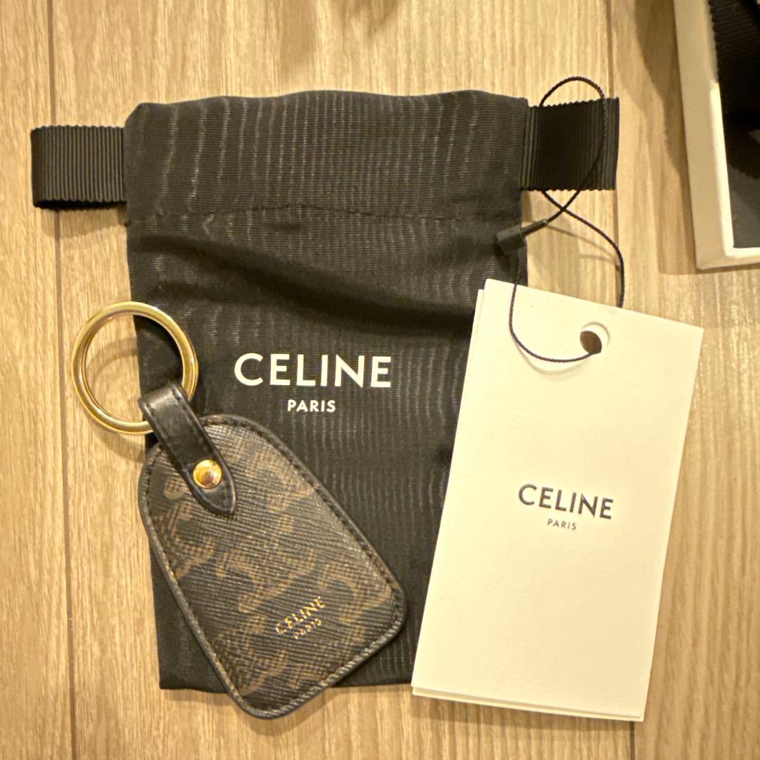 セリーヌ　CELINE キーホルダー　キーリング　トリオンフ(両面柄)