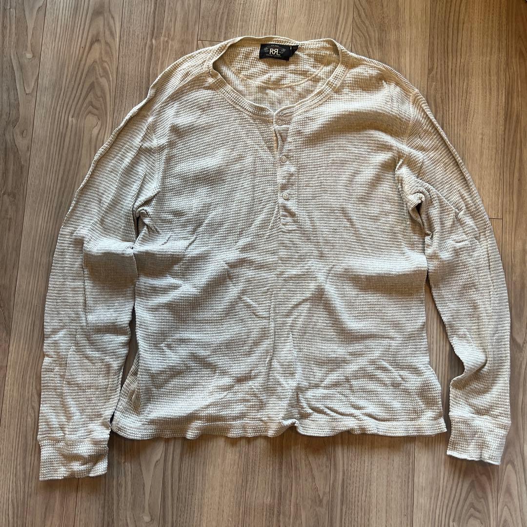RRL ヘンリーネックカットソー Xl