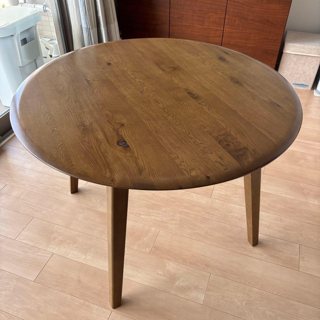 クラッシュゲート　デッケ ダイニングテーブル 103cm 丸テーブル