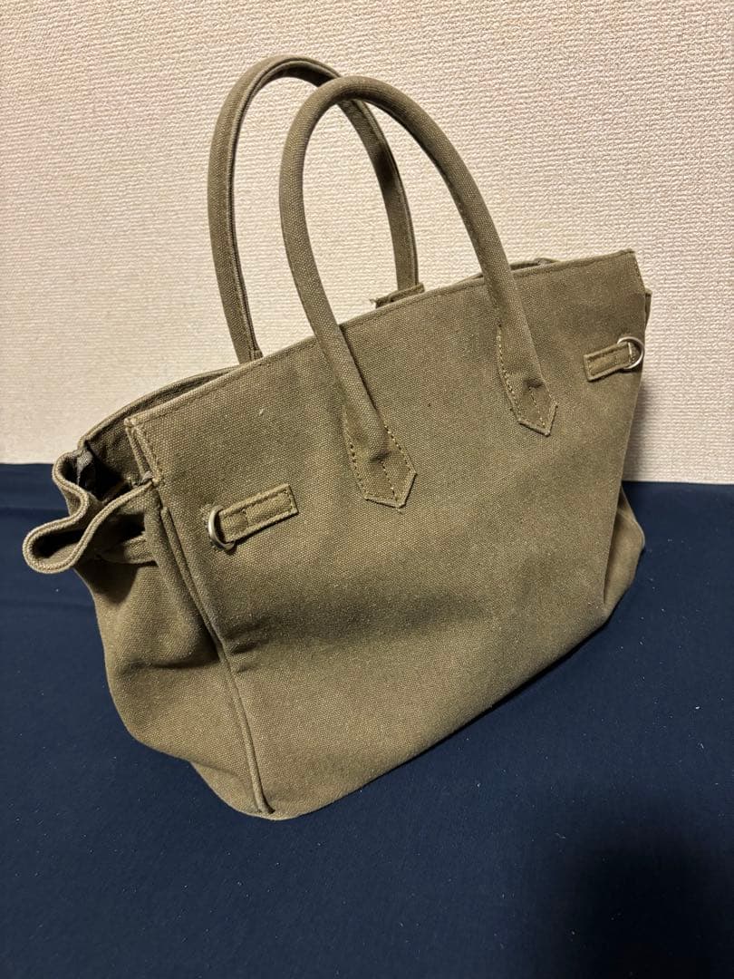 ハンドメイド　リメイク　トートバッグ　ミリタリー　トラベルバッグ