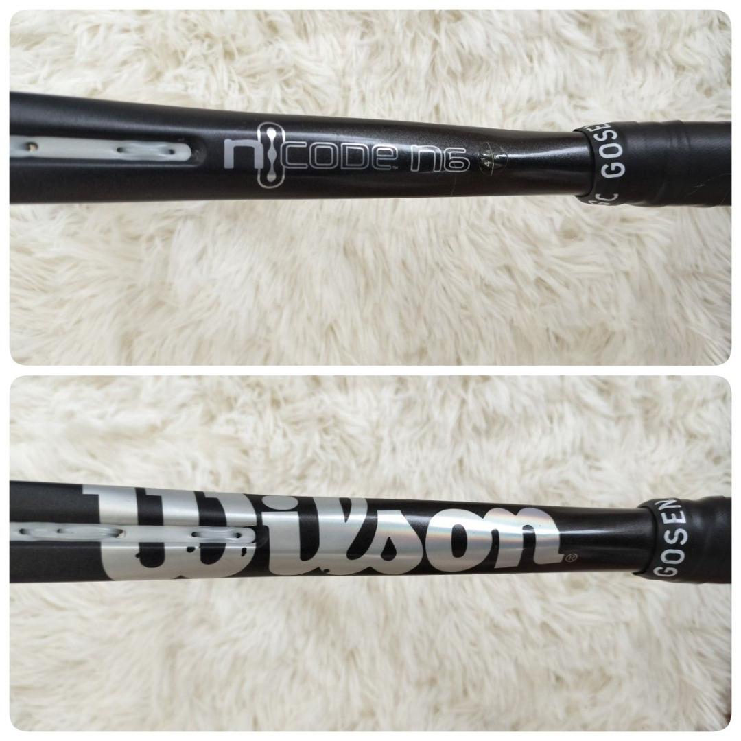 【美品】Wilson ウィルソン ncode n6 110 G2 硬式ラケット