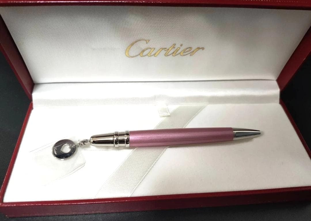 新品 チャーム ドゥ カルティエ Cartier ハートチャーム ボールペン