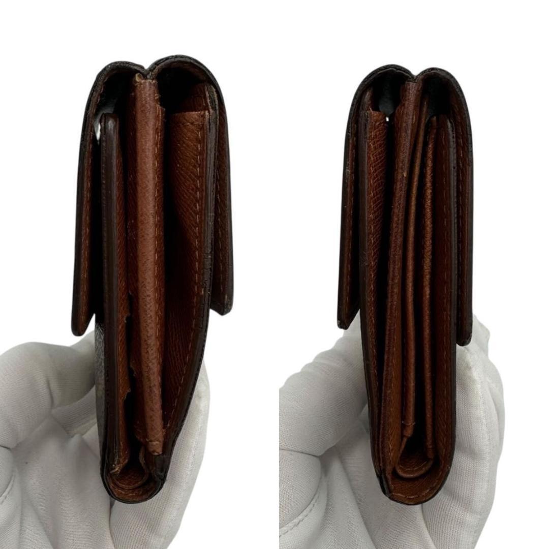 【美品】ルイヴィトン Wホック財布 モノグラム コンパクト TH0969