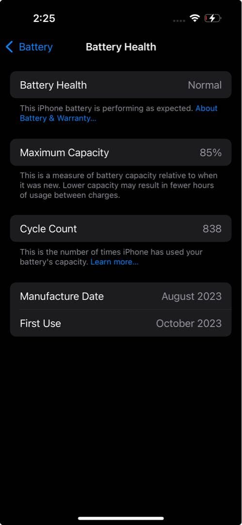Apple iPhone 15 ブラック 本体 128G