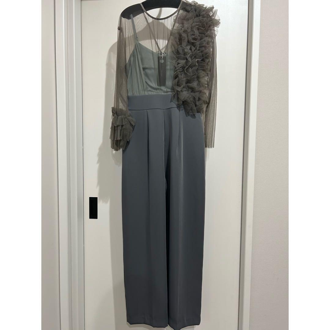 新品 ラグナムーン M フリルチュールコンビネゾン 結婚式 ドレス