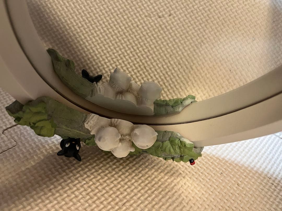 魔女の宅急便　ジブリ　壁掛けミラー　鏡　ジジ　リリー　廃盤品　レア