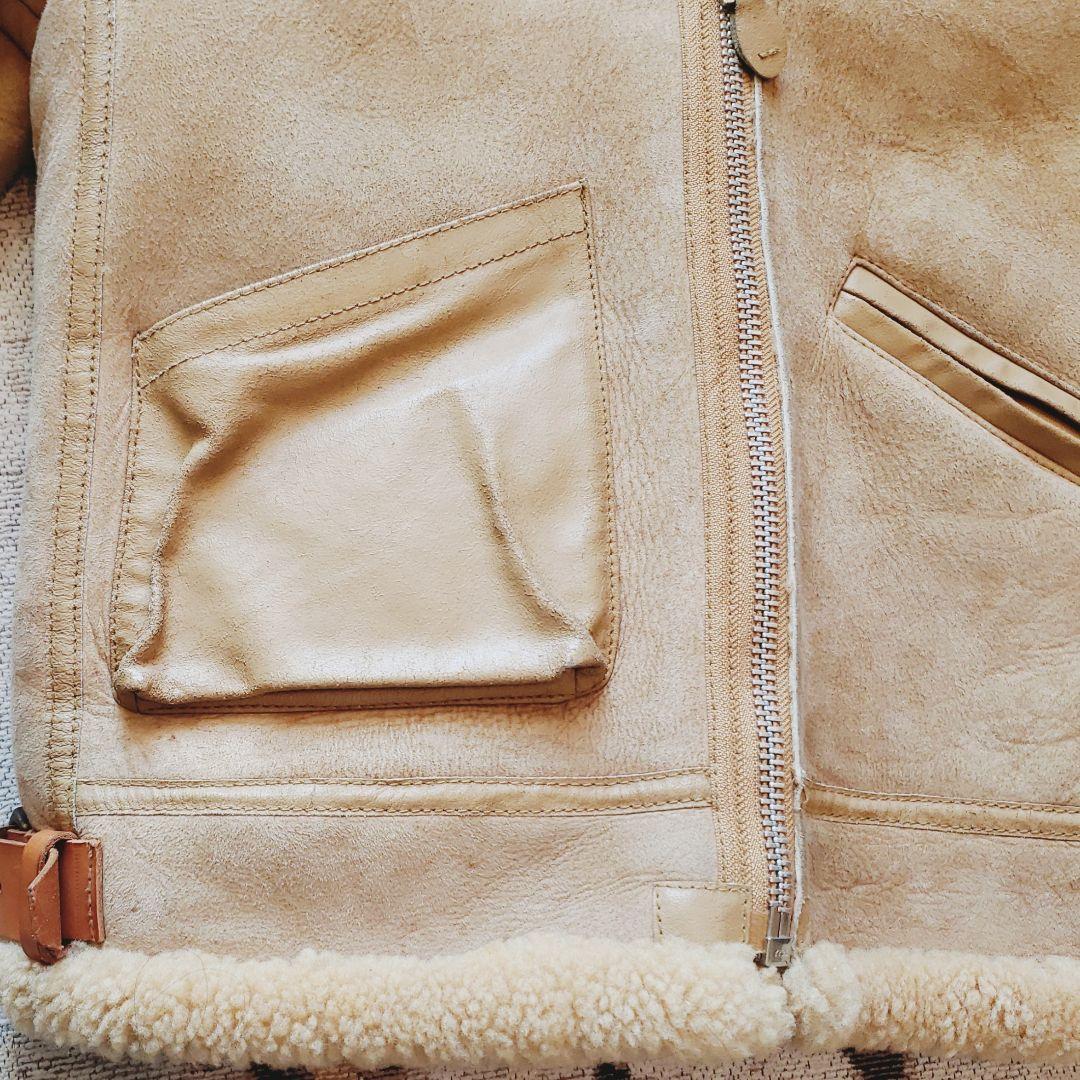 中古【AVIREX】アヴィレックス B-3フライトジャケット 38ムートン 大戦