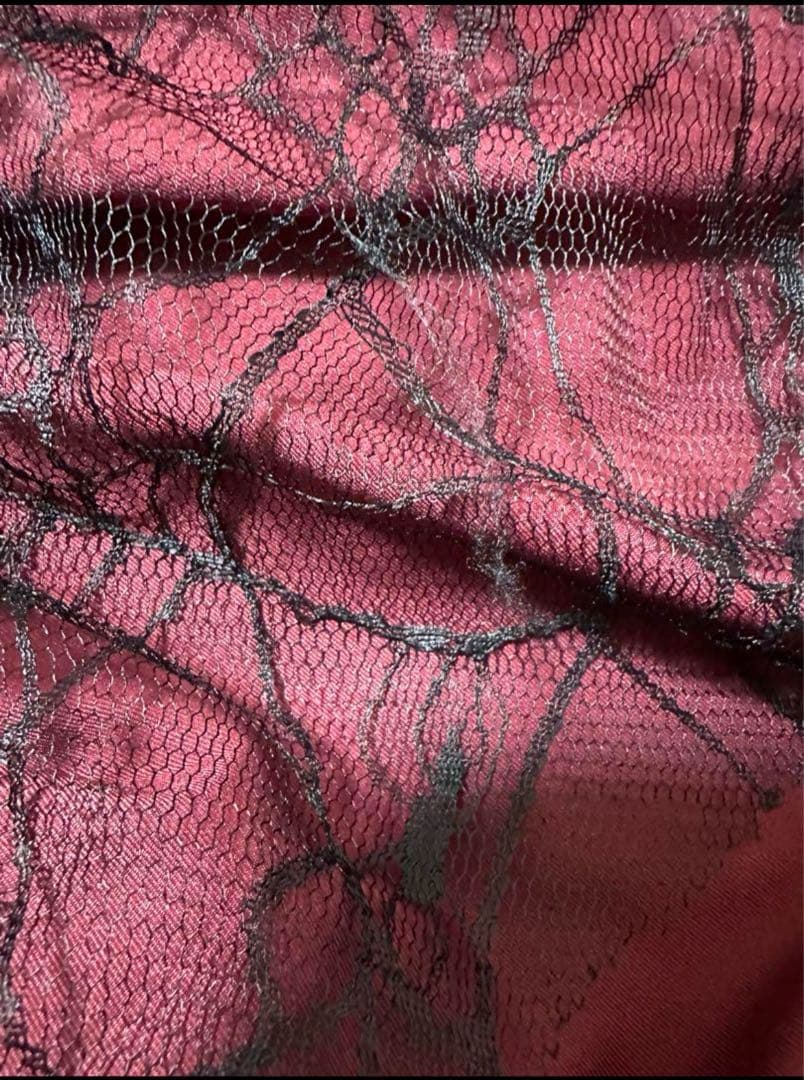 ALICE and the PIRATES 蜘蛛の巣レース サスペンダースカート