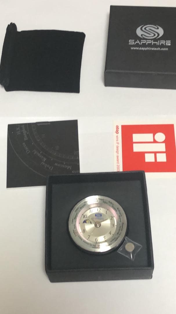 ATOP製　置き時計　（SAPPHIRE）