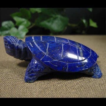 【縁起物】ラピスラズリの亀　№3