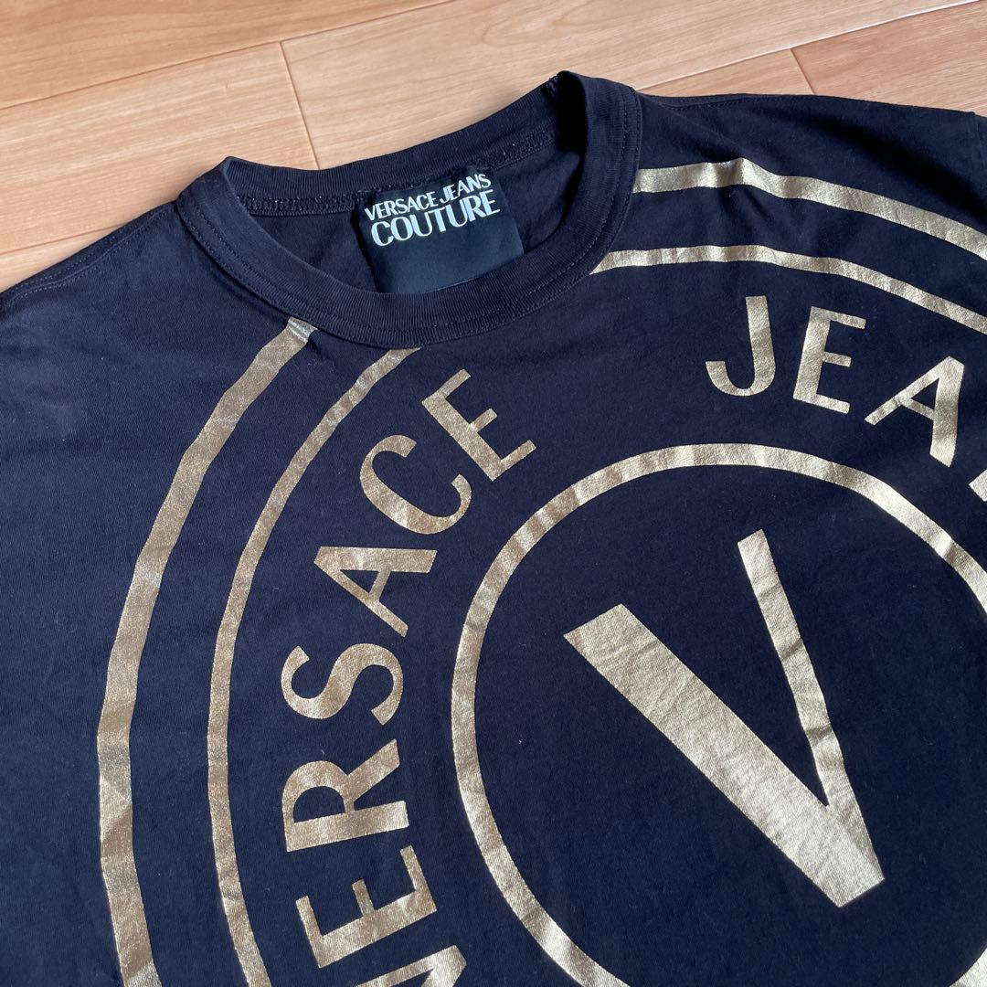 VERSACE ヴェルサーチ　ゴールド　Tシャツ