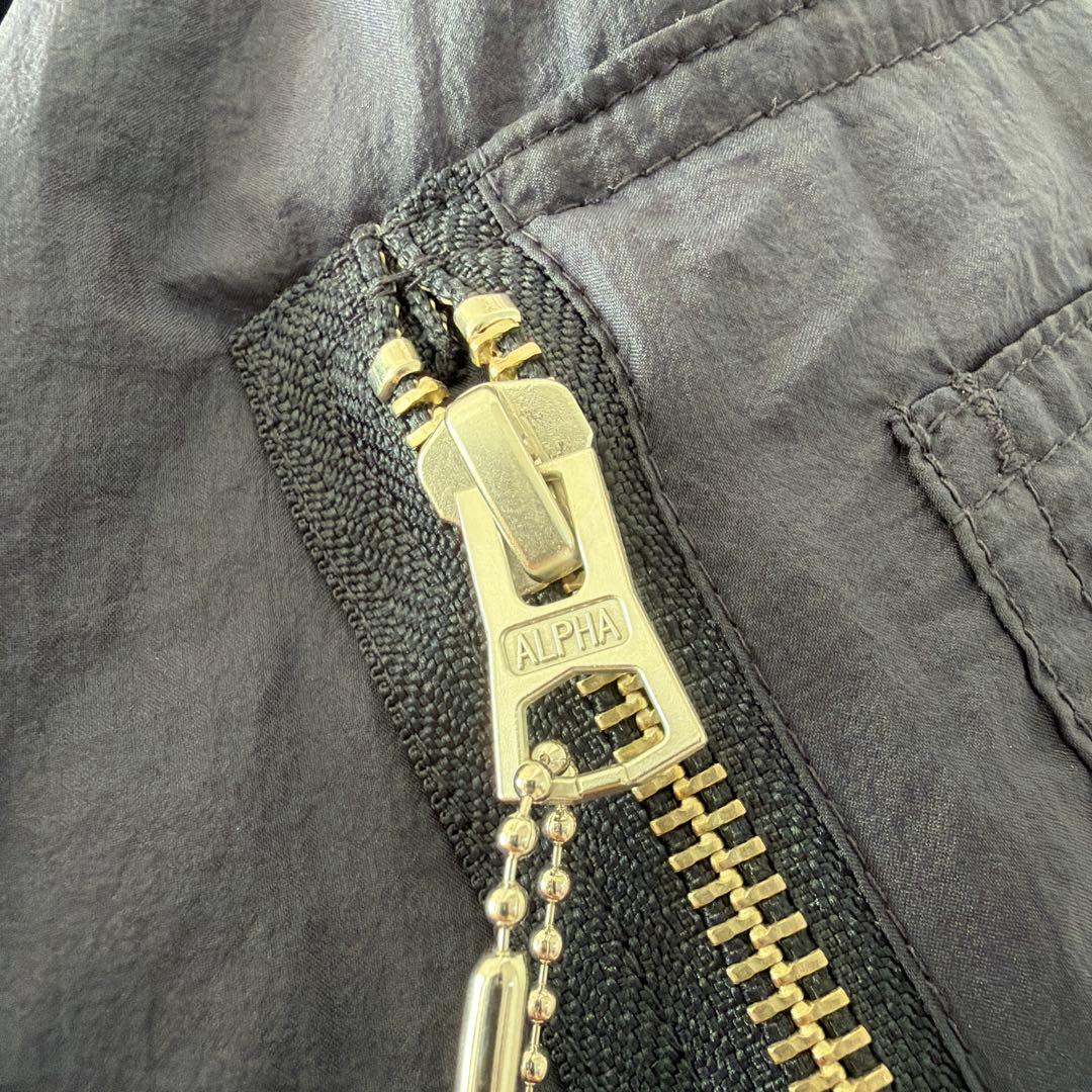 未使用　タグ付き　アルファインダストリーズ　ネイビー