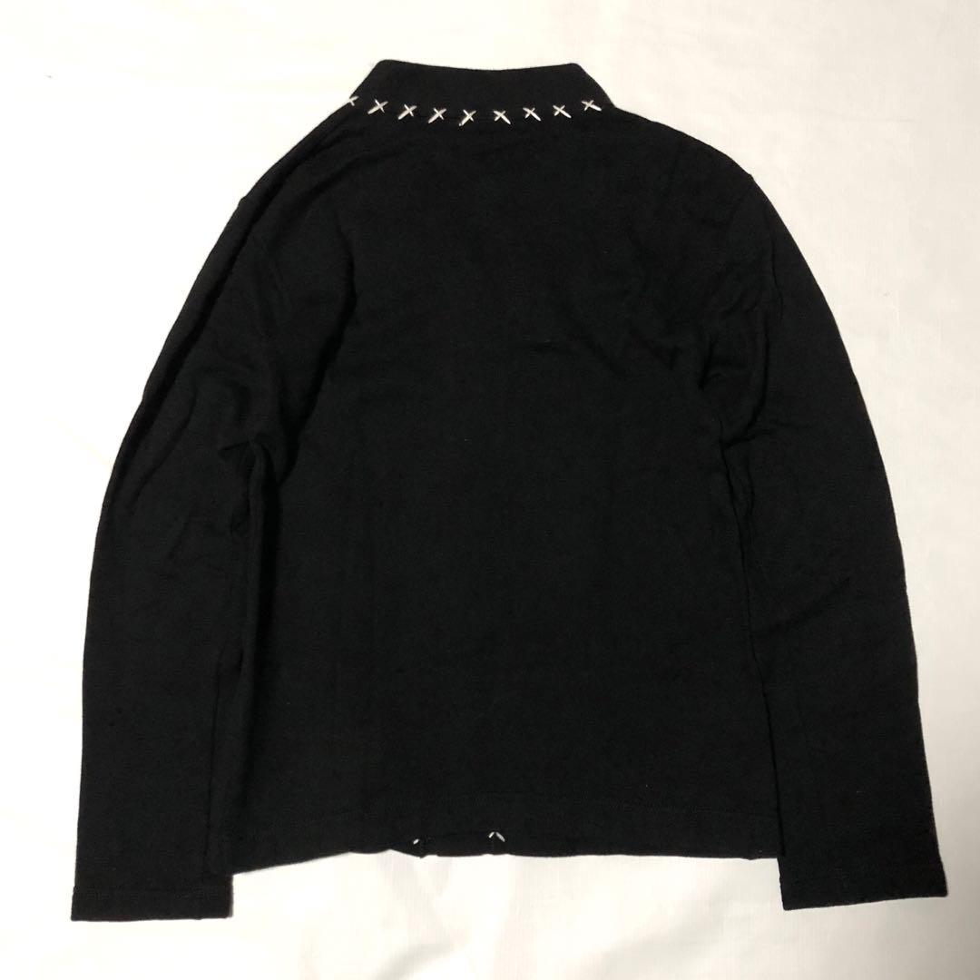 コムデギャルソン オムプリュス ステッチ カーディガン ブラック AD2012