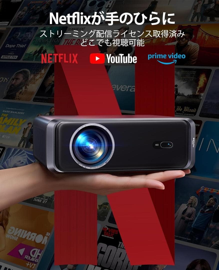 ミ*タ様 プロジェクター 4k 20WDoIby対応 1000ASNI高輝度 W