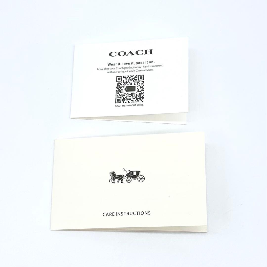 未使用✨COACH スナップウォレット ２つ折り財布 Cチャーム 本革 ホワイト