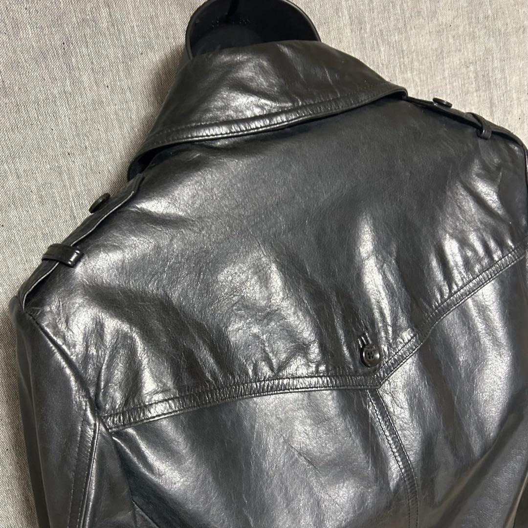 ポ*ー様 TORNADO MART トルネードマート　レザーコート　ダブルトレン