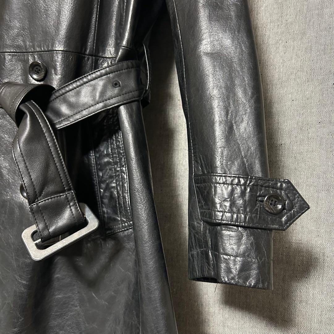 ポ*ー様 TORNADO MART トルネードマート　レザーコート　ダブルトレン