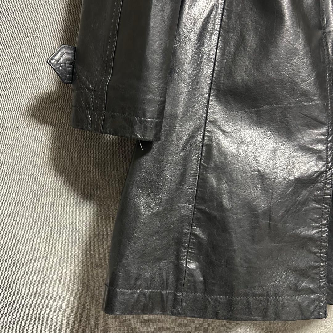 ポ*ー様 TORNADO MART トルネードマート　レザーコート　ダブルトレン