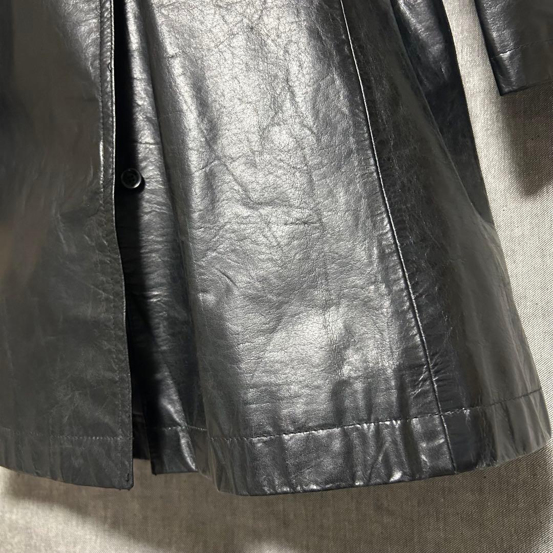 ポ*ー様 TORNADO MART トルネードマート　レザーコート　ダブルトレン