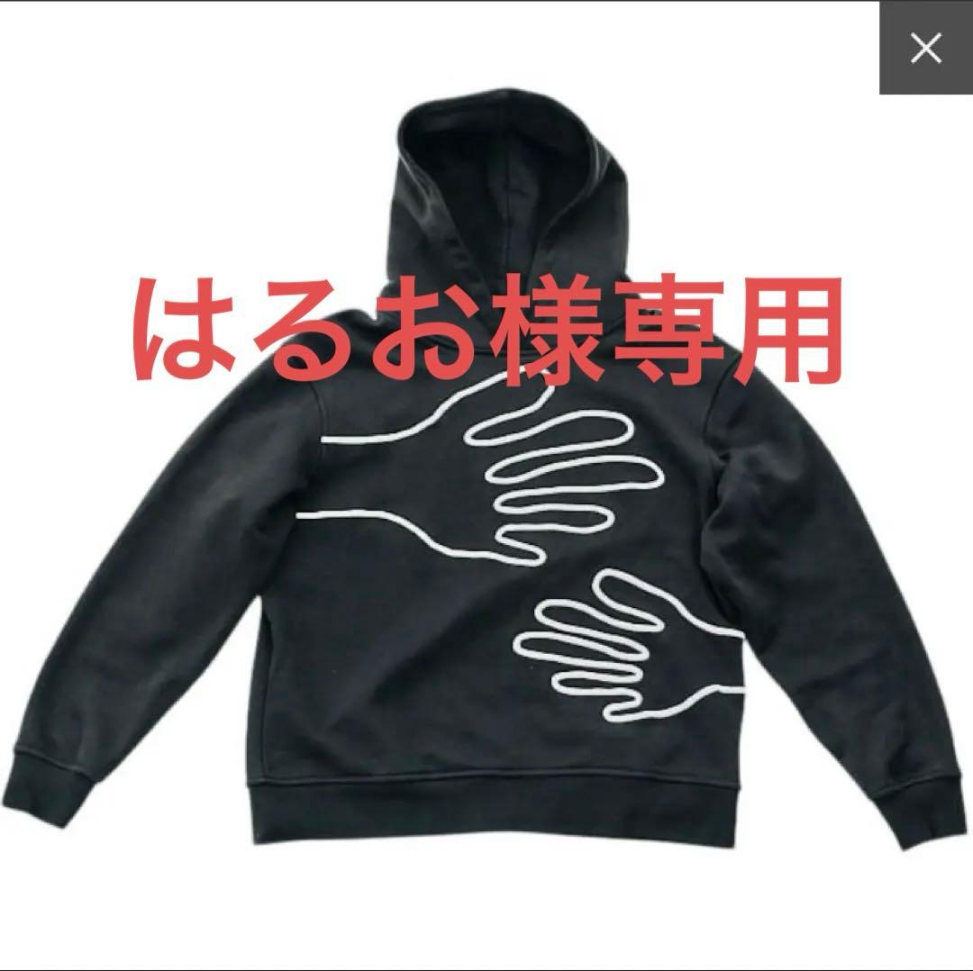 トップス canyon clothing Handwaving hoodie black
