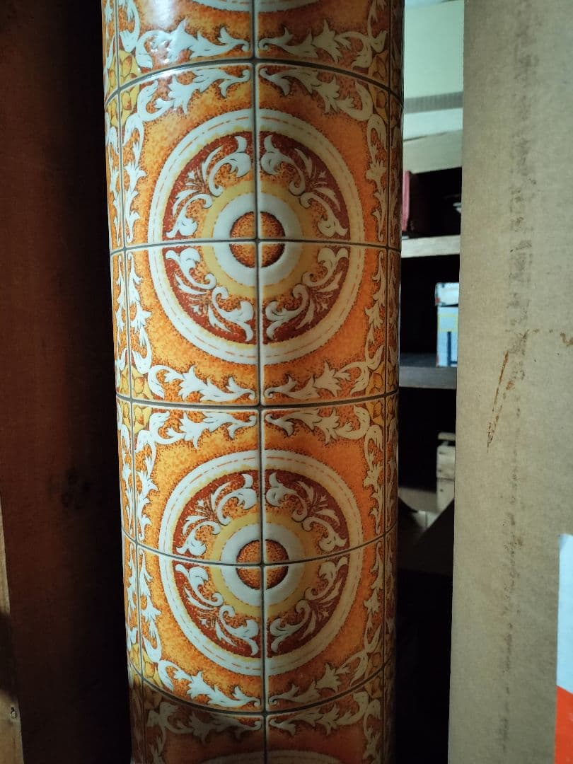 昭和レトロ　クッションフロア　フロアマット　ヴィンテージ　未使用