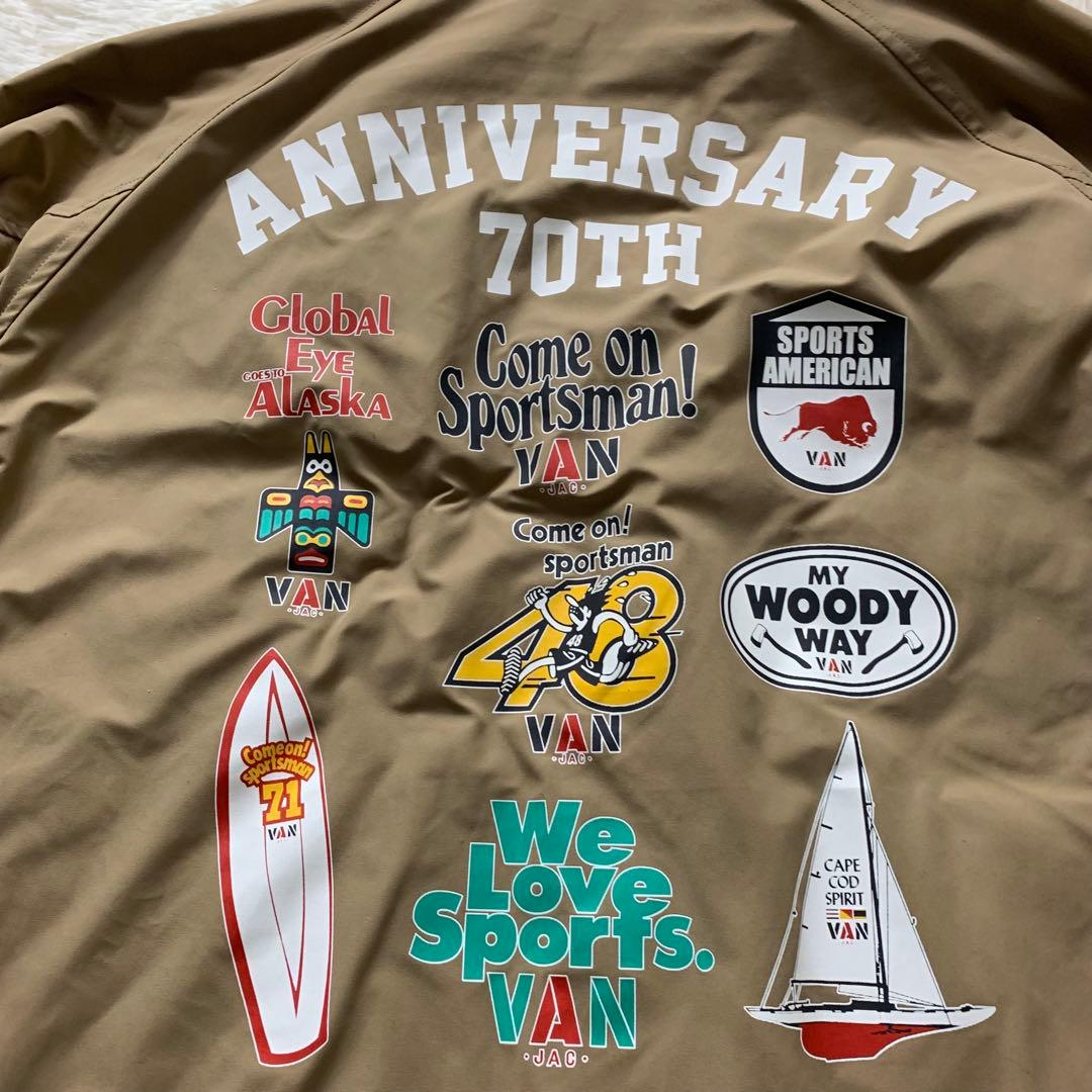 極美品■VAN JACKET ブルゾン 70周年 ベージュ LL