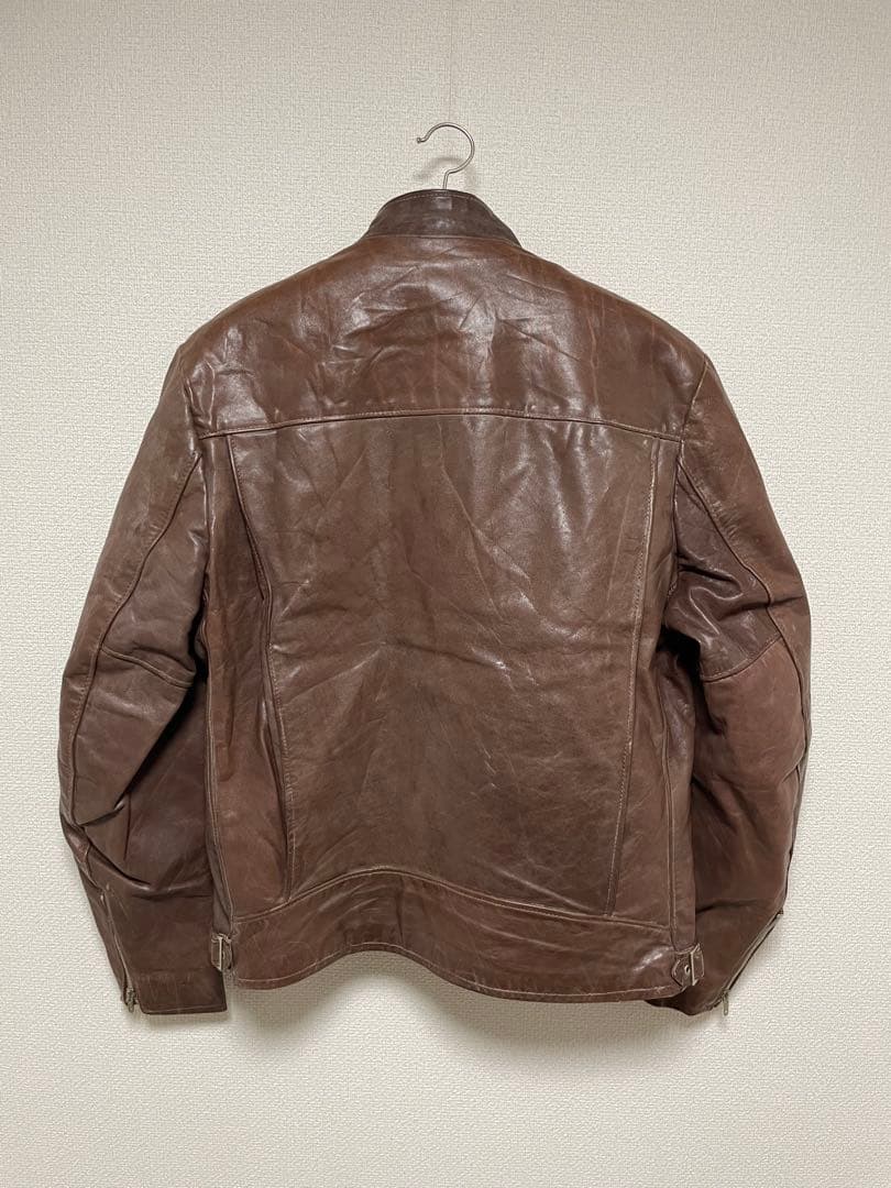 70s USA製 Schott シングルライダースジャケット ファーライナー付き