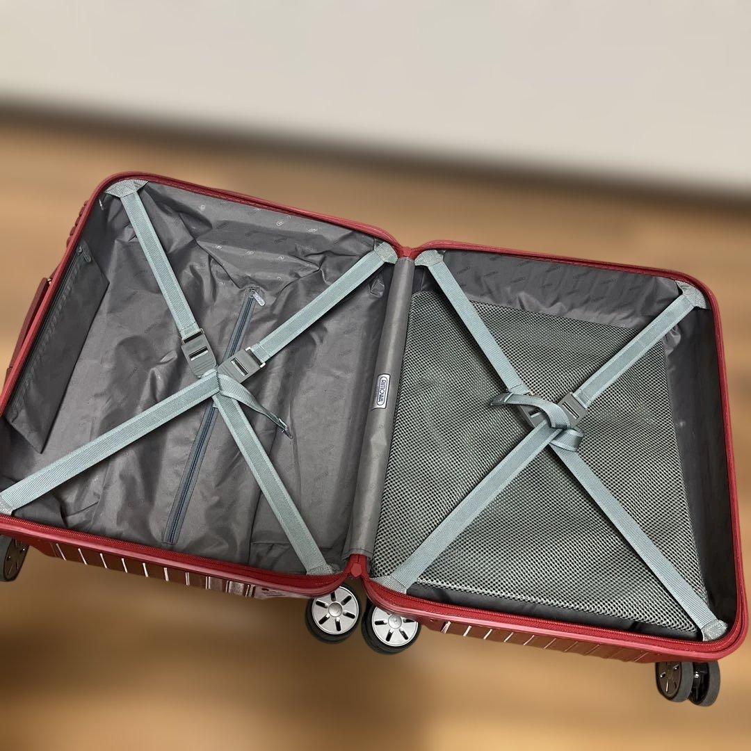 リモワ サルサ スーツケース キャリー 4輪 トラベル ビジネス レッド　訳有