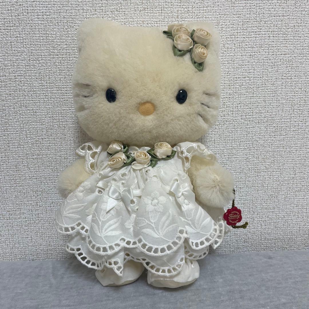 ハローキティ25周年希少限定500体ハーマン社サンリオ 箱 証明書付