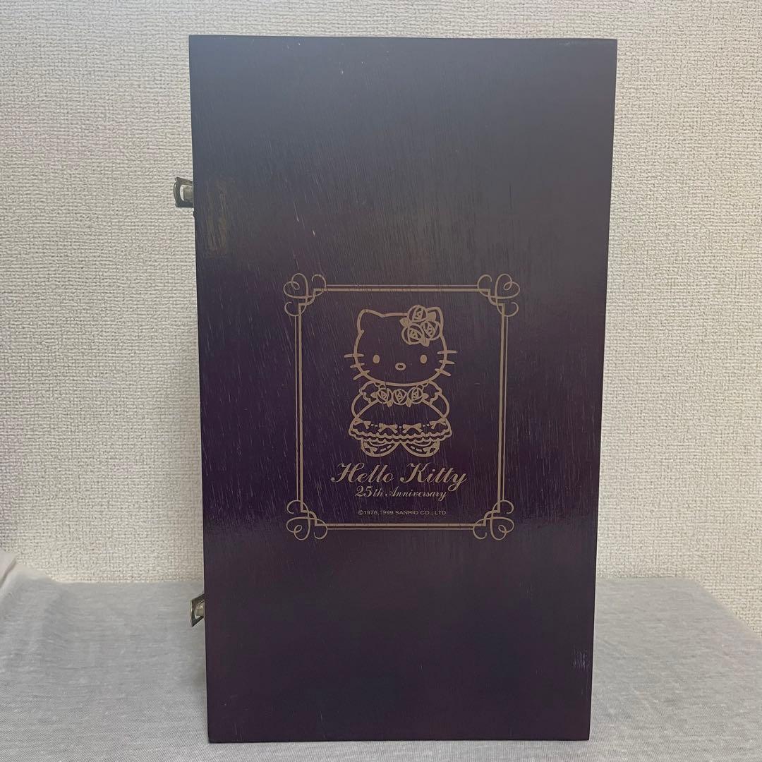 ハローキティ25周年希少限定500体ハーマン社サンリオ 箱 証明書付