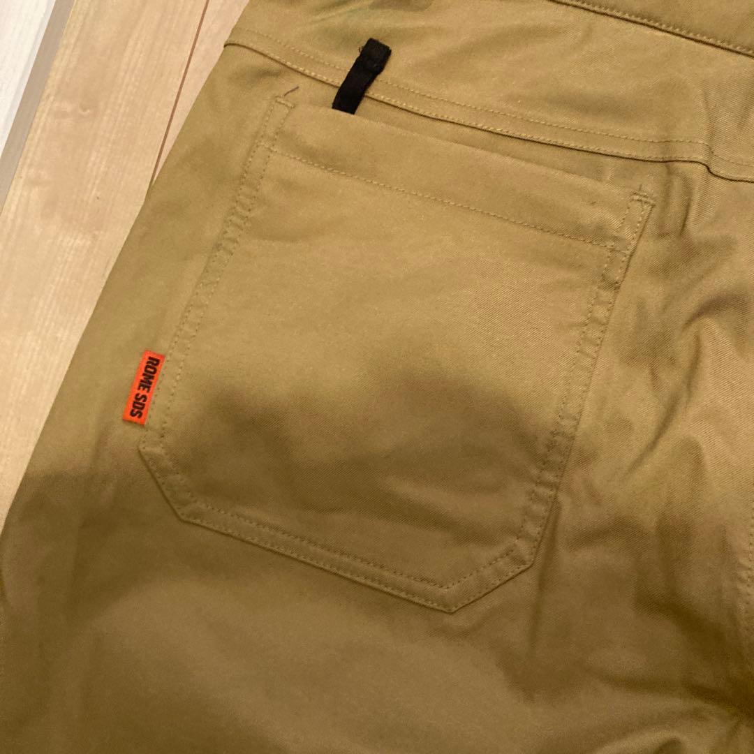 スノーボード　ローム　バギーパンツウェア　 L ベージュお洒落格安で！