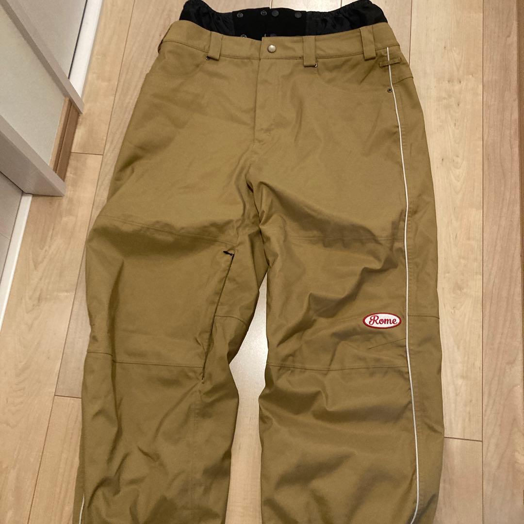 スノーボード　ローム　バギーパンツウェア　 L ベージュお洒落格安で！